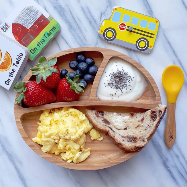 Bamboo Suction Toddler Plate - Avanchy