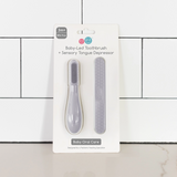 Pewter Toothbrush & Tongue Depressor - ezpz