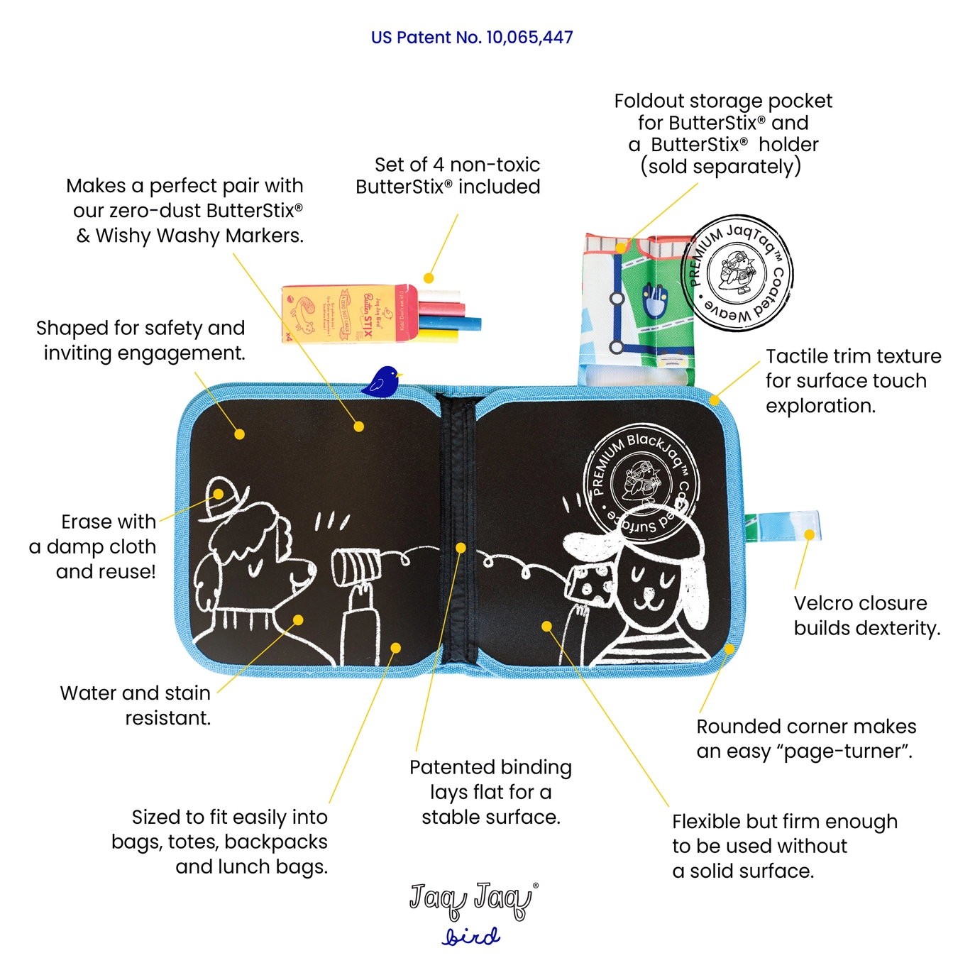 Gnomes Activity Doodle + Go Book - Jaq Jaq Bird