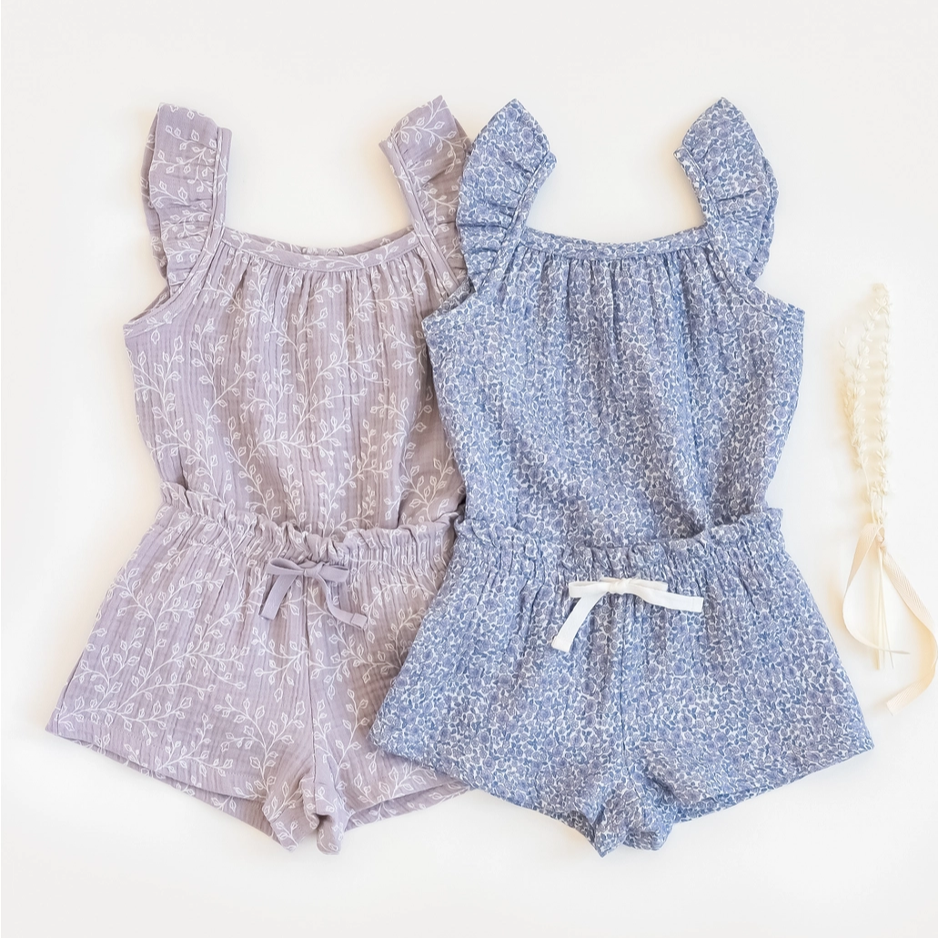 Gianna Floral Nora Muslin Tank & Short - Kendi