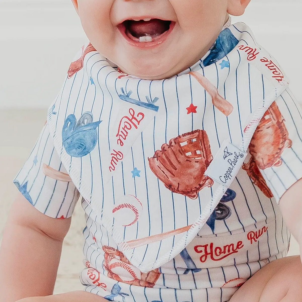 All Star Bandana Bibs - Copper Pearl