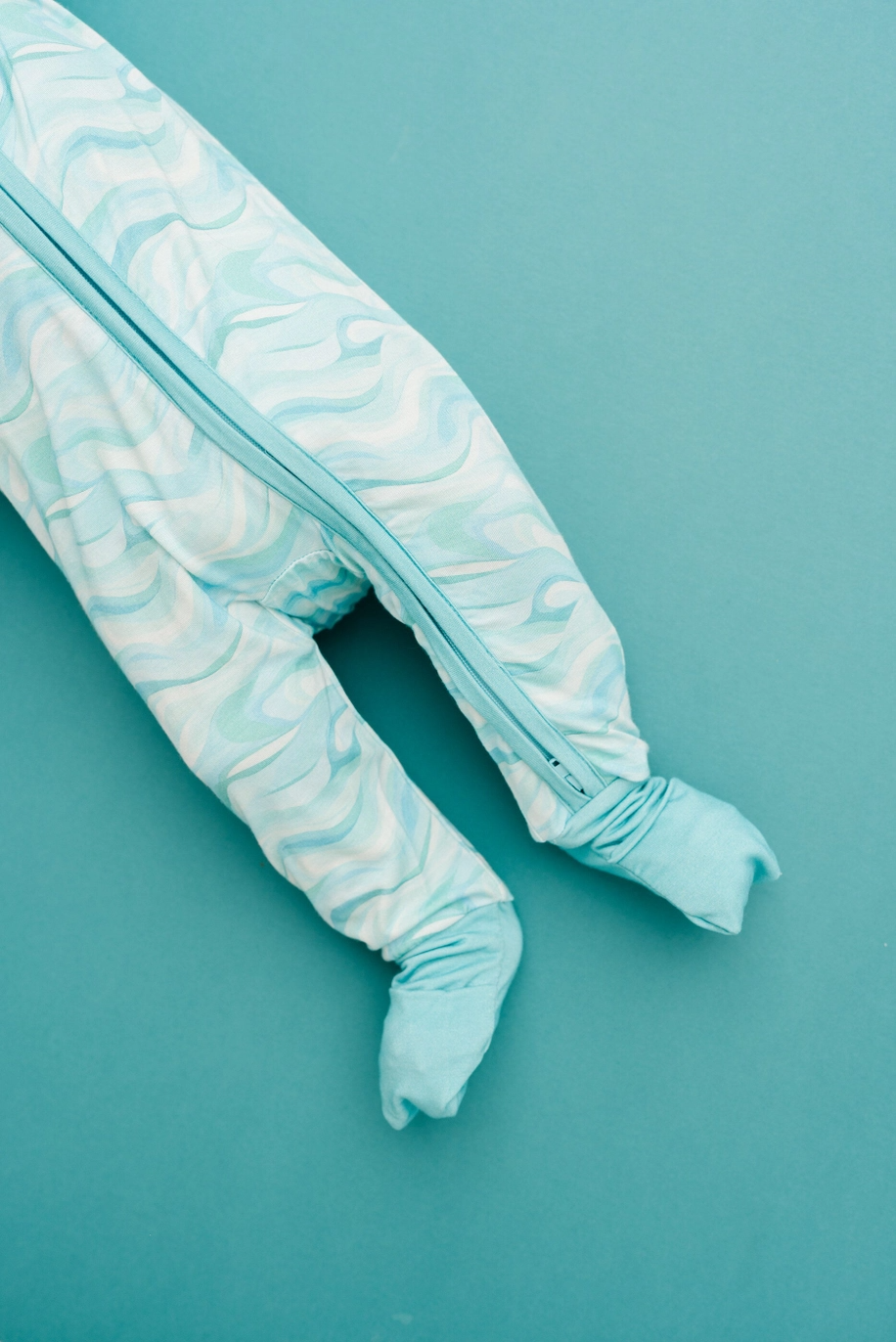 Ocean Breeze Convertible Footie - Kiki + Lulu