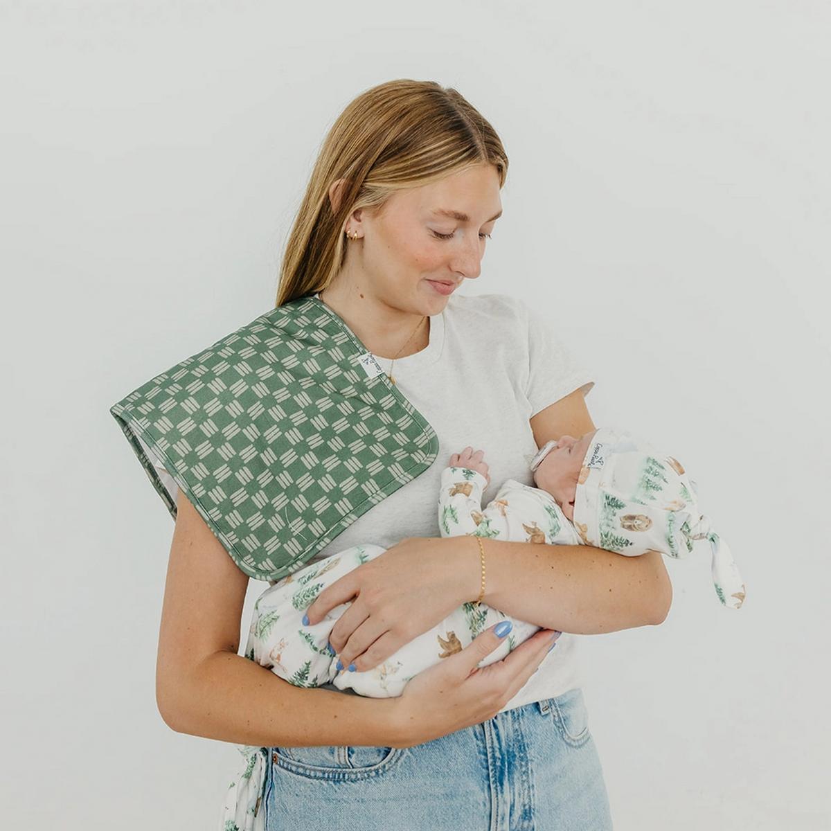 Greyson Burp Cloths - Copper Pearl