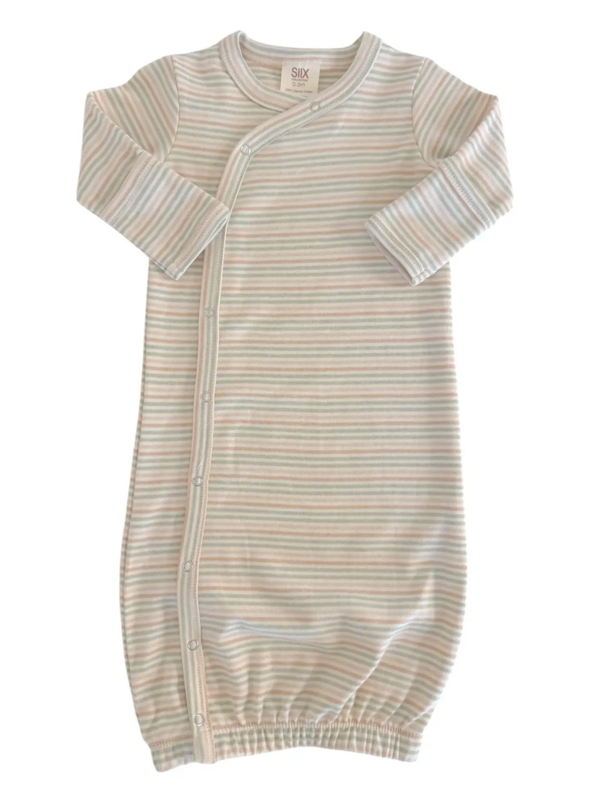 Multi Stripe Gown - SIIX Collection