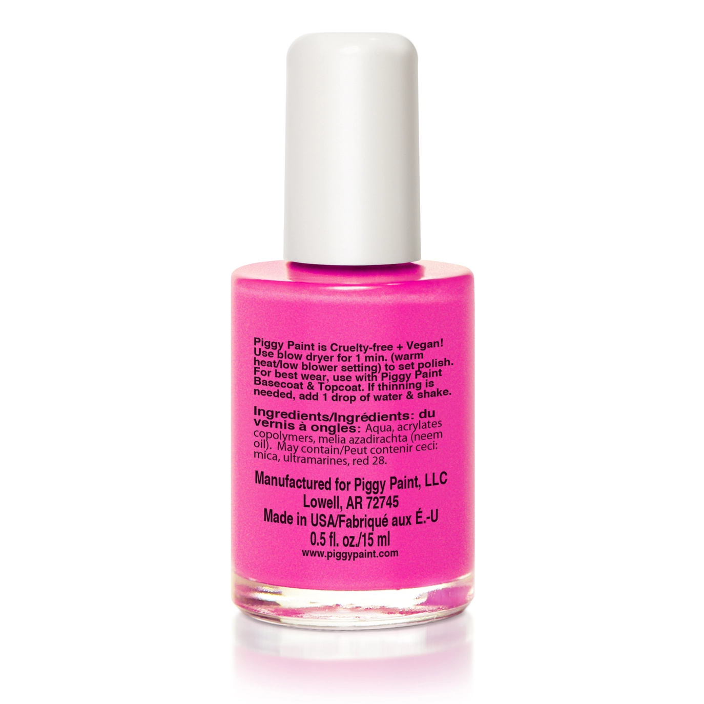 Lol Neon Magenta Nail Polish - Piggy Paint