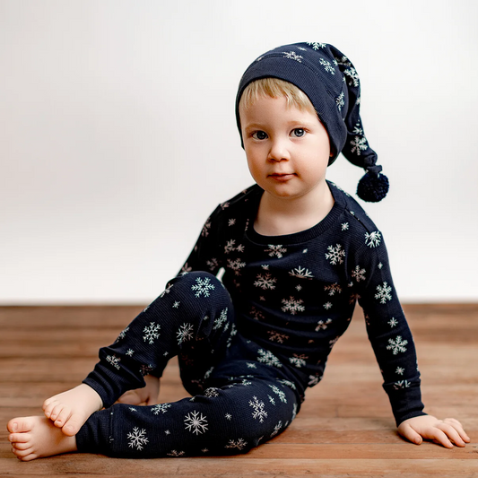 Snowy Night Holiday Thermal Set - L'ovedbaby