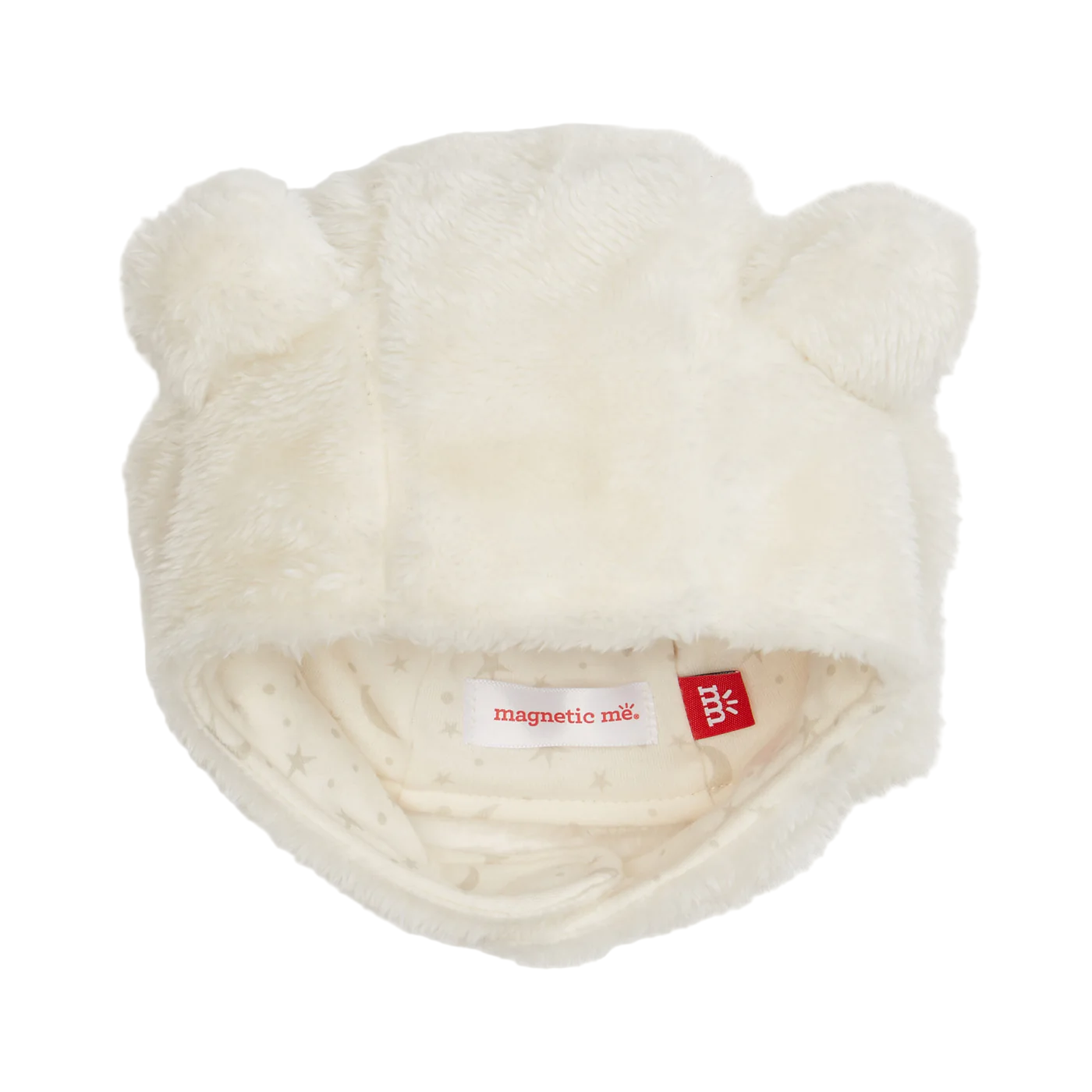 Stripe Egret Minky Magnetic Hat - Magnetic Me
