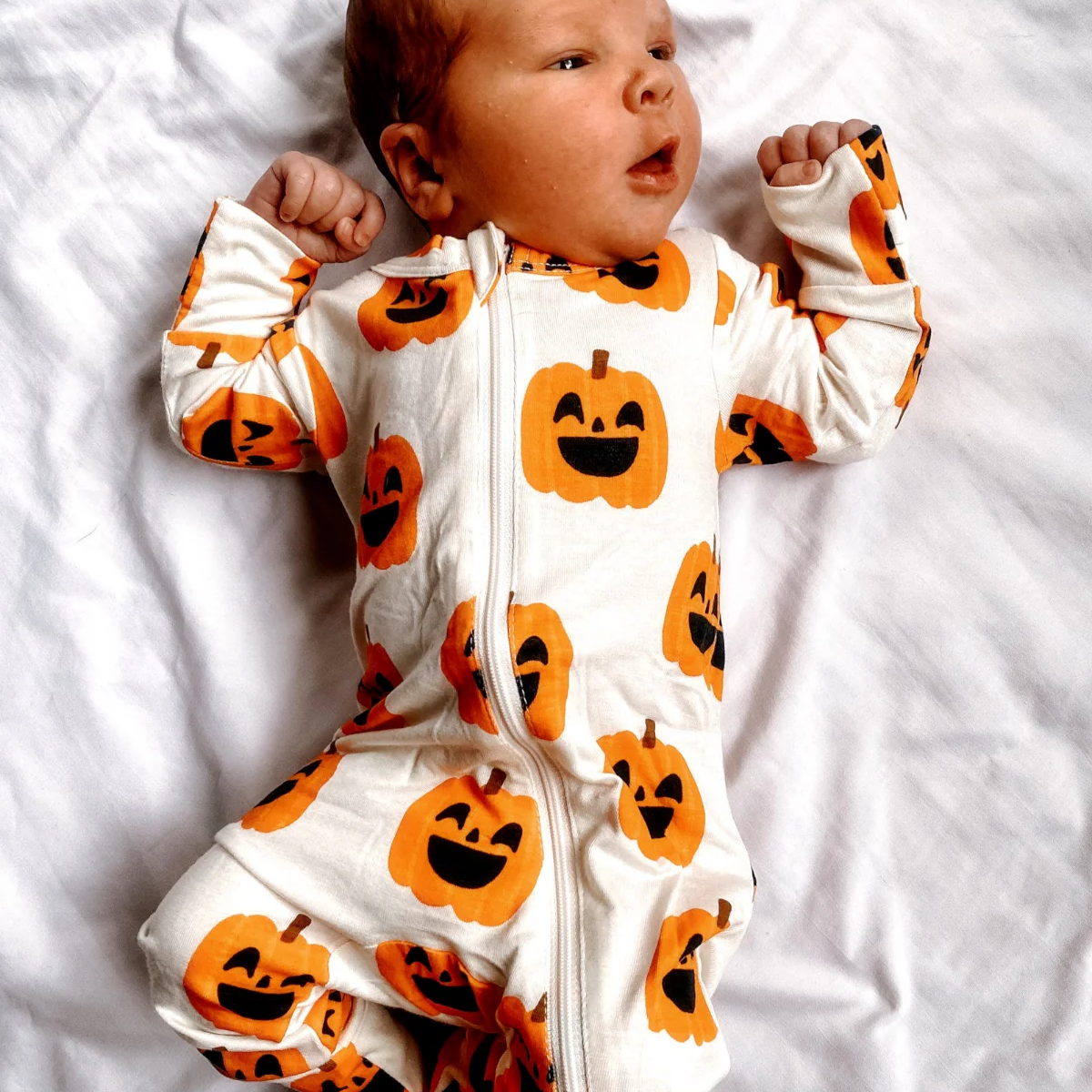 Jack O'Lantern Convertible Romper - Spearmint