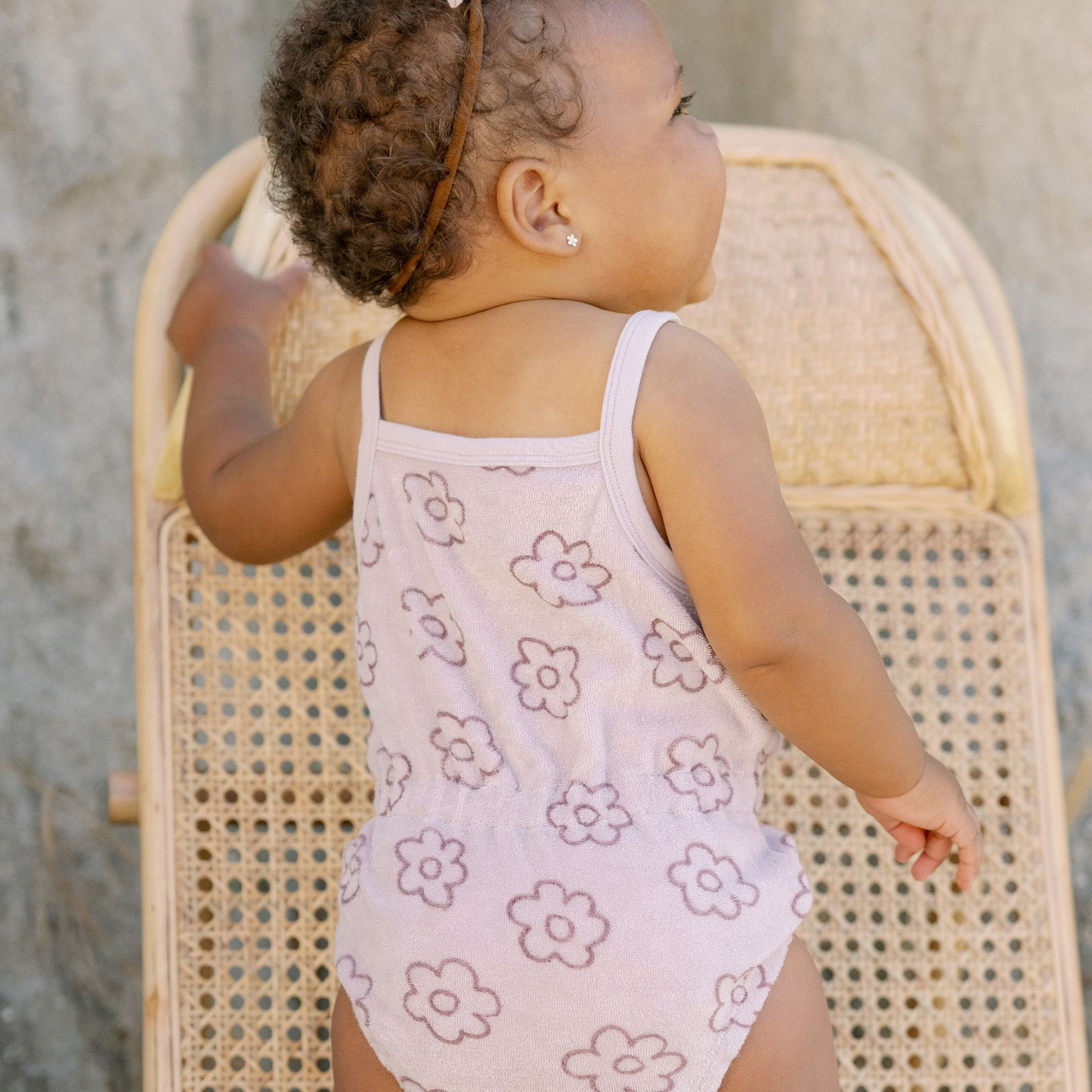 Daisy Terry Cinch Romper - Quincy Mae