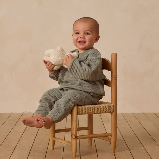 Forest Textured Sweat Set - Quincy Mae