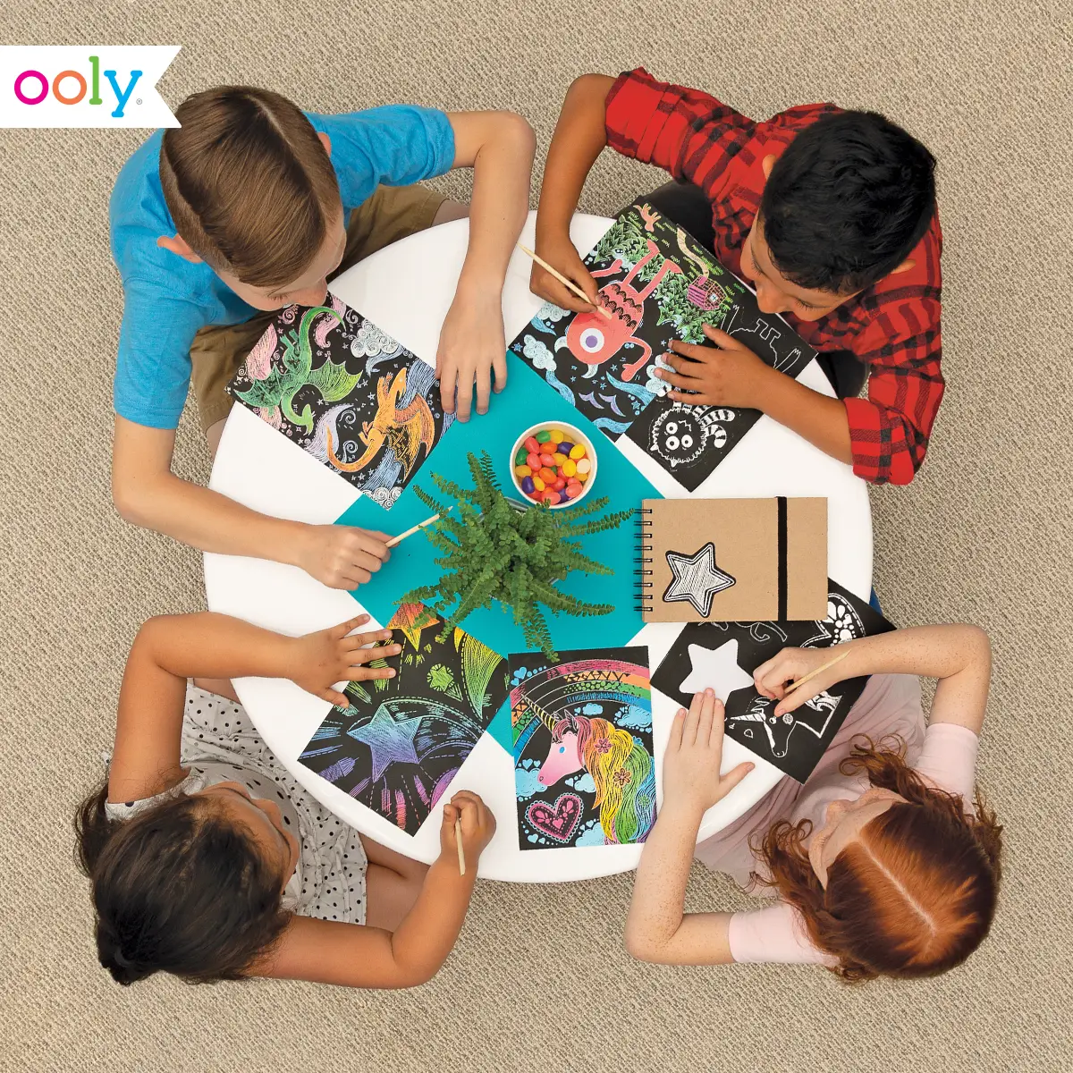 Lil' Juicy Mini Scratch & Scribble Kit - OOLY