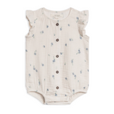Elena Floral Coco Button Bubble Romper - Kendi