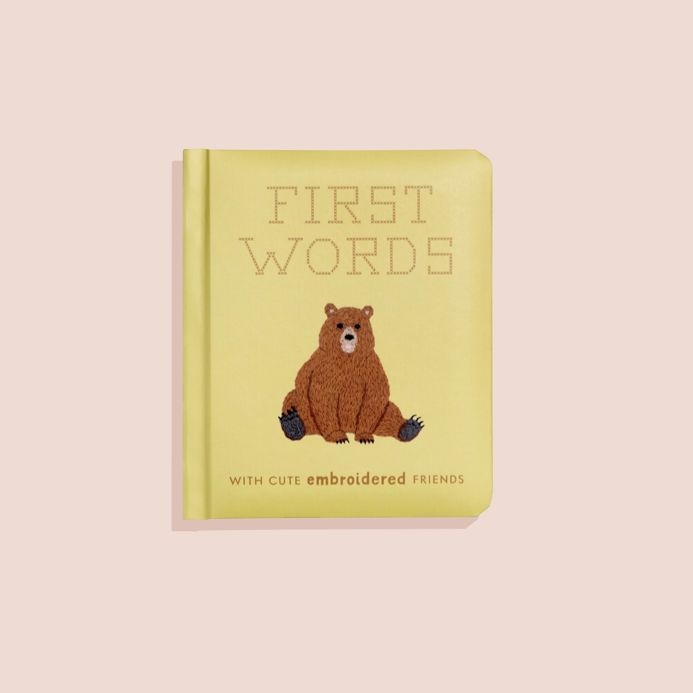 First Words with Cute Embroidered Friends - Libby Moore