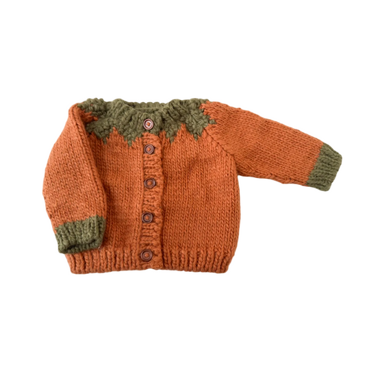 Pumpkin Cardigan - The Blueberry Hill