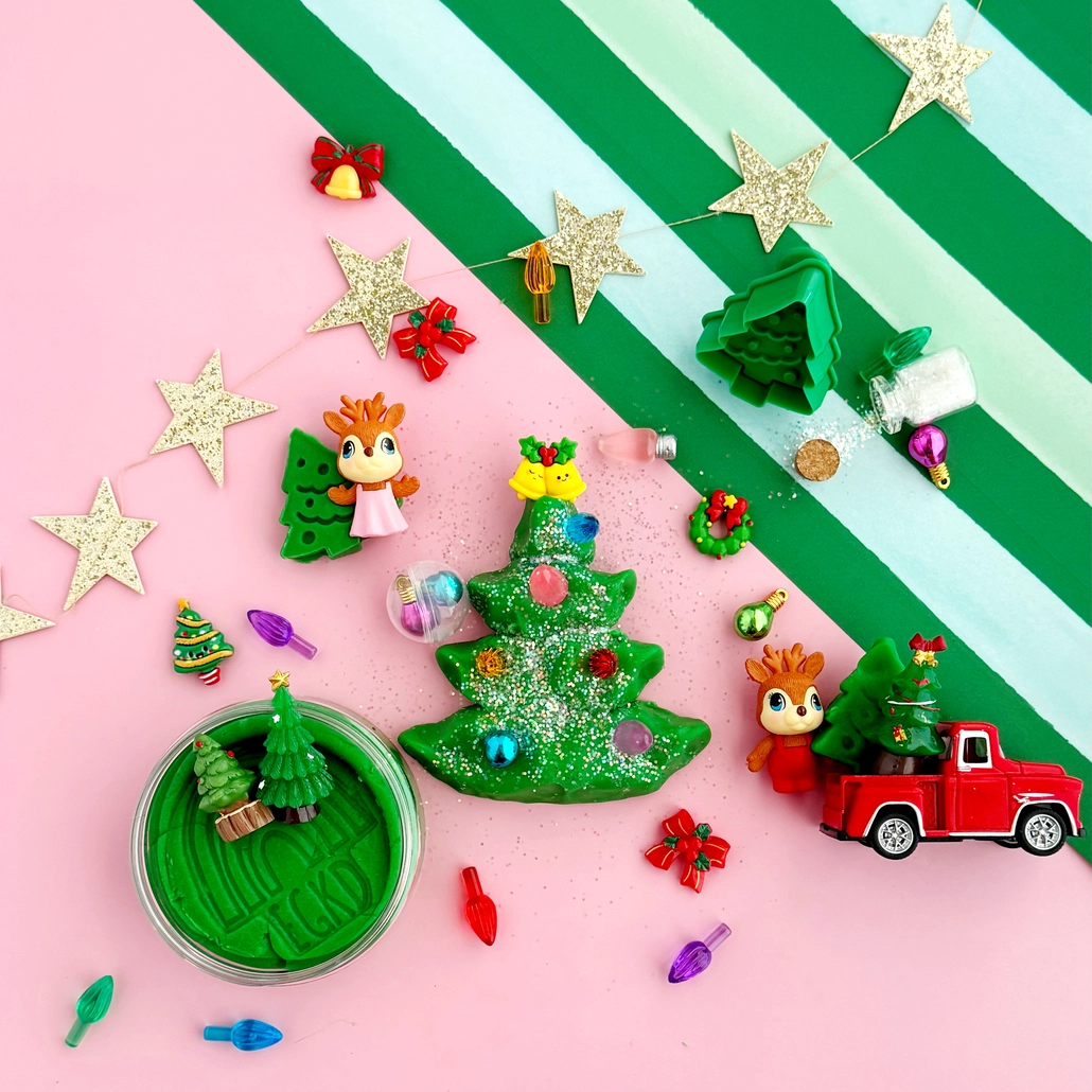 Trim a Tree Kiddough Kit - Earth Grown Kids Dough