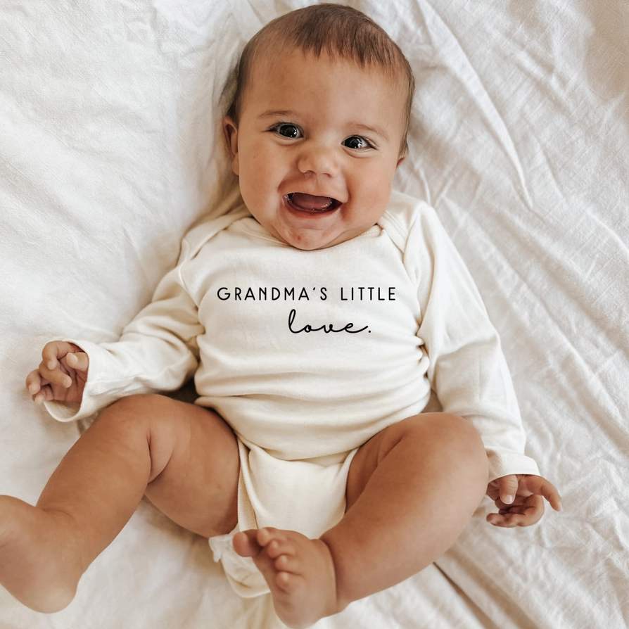 Grandma's Little Love Long Sleeve Bodysuit - Tenth & Pine