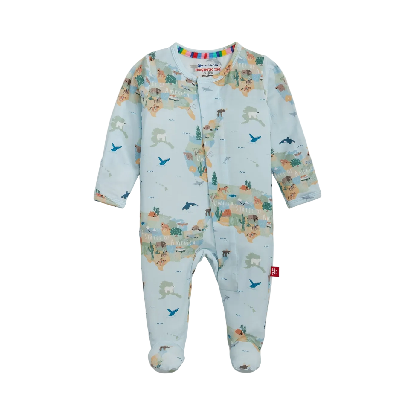 America the Beautiful Magnetic Footie - Magnetic Me