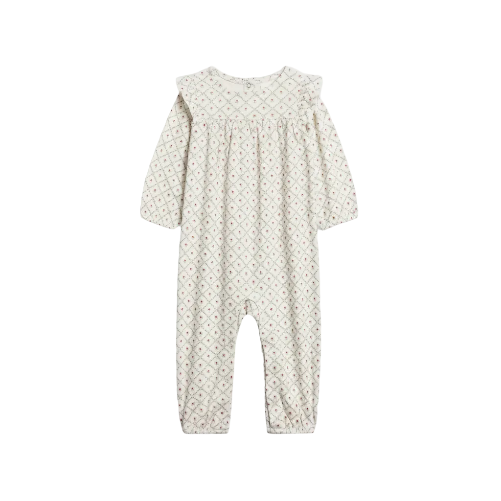 Hedge Floral Jine Ruffle Romper - Kendi