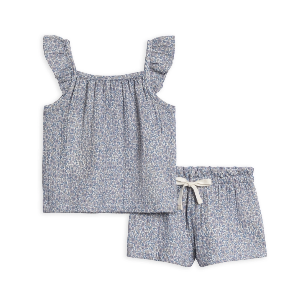 Gianna Floral Nora Muslin Tank & Short - Kendi