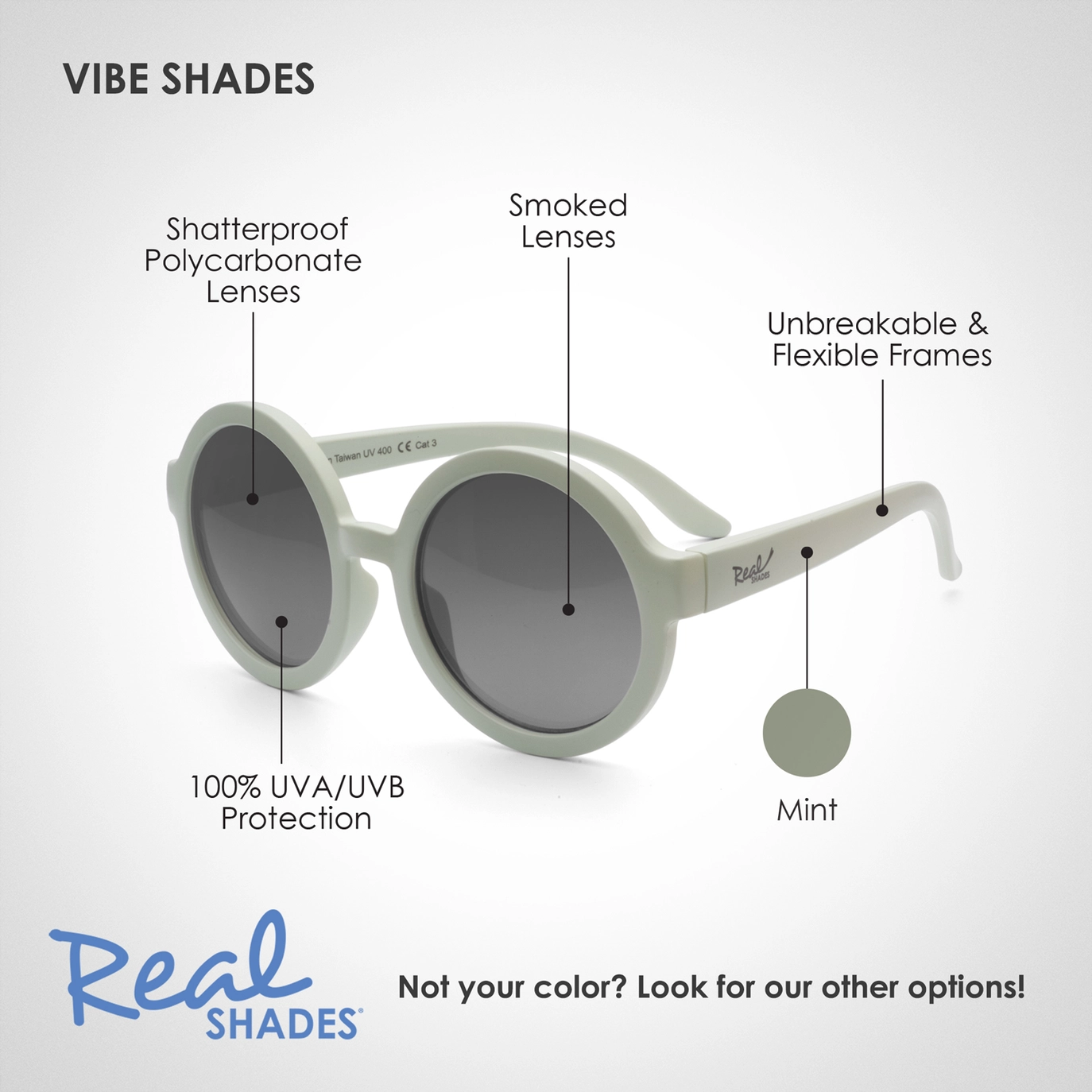 Warm Gray Vibe Sunglasses - Real Shades