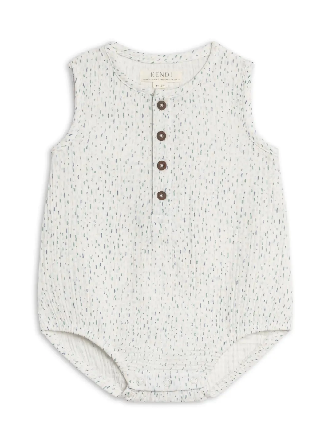 Pinehurst Bowie Muslin Bubble Romper - Kendi