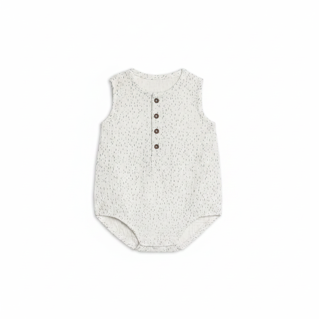 Pinehurst Bowie Muslin Bubble Romper - Kendi