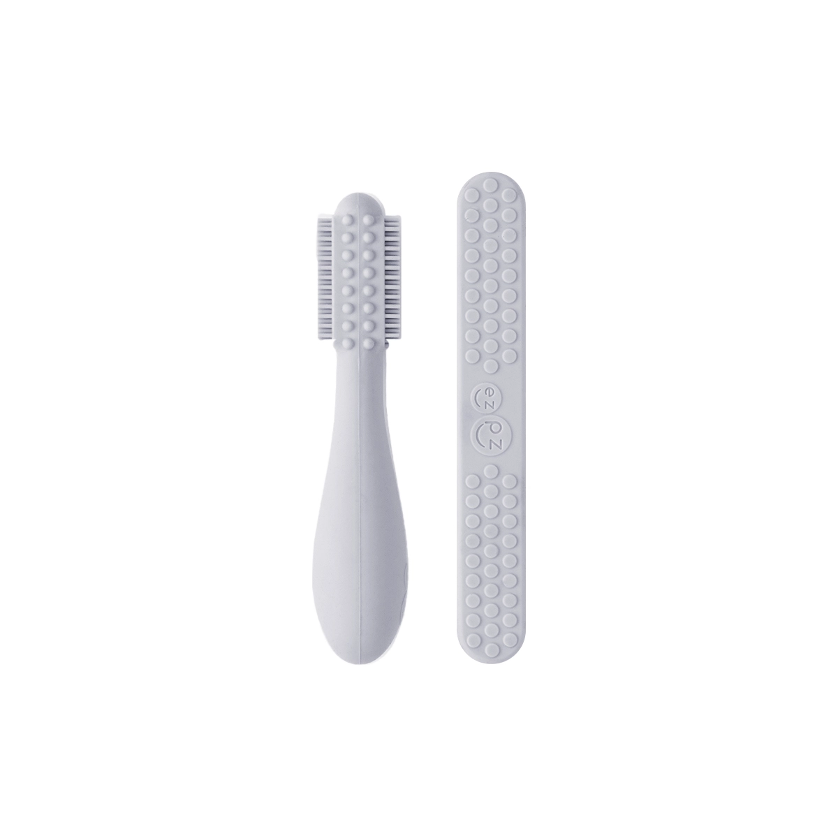 Pewter Toothbrush & Tongue Depressor - ezpz
