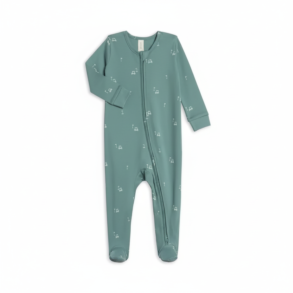 Fairways Peyton Footed Sleeper - Colored Organics