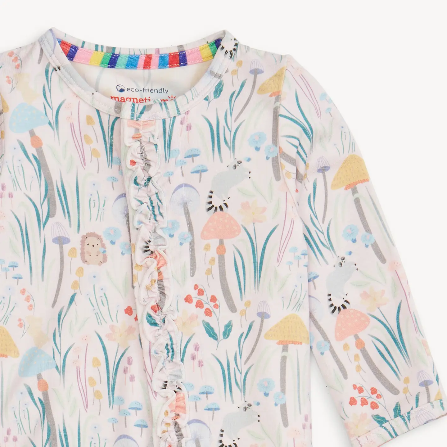Shroom & Bloom Ruffle Footie - Magnetic Me