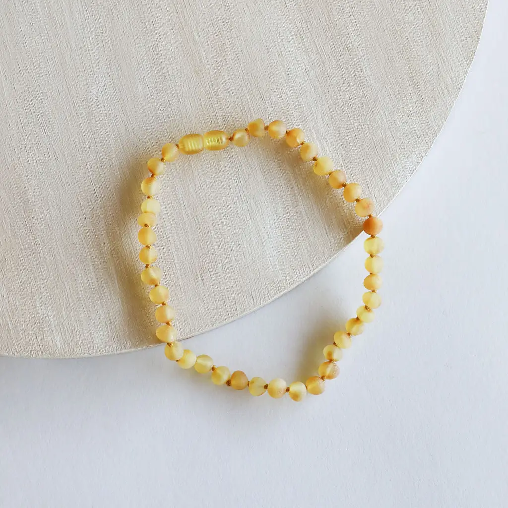 Raw Honey Baltic Amber Necklace - CanyonLeaf