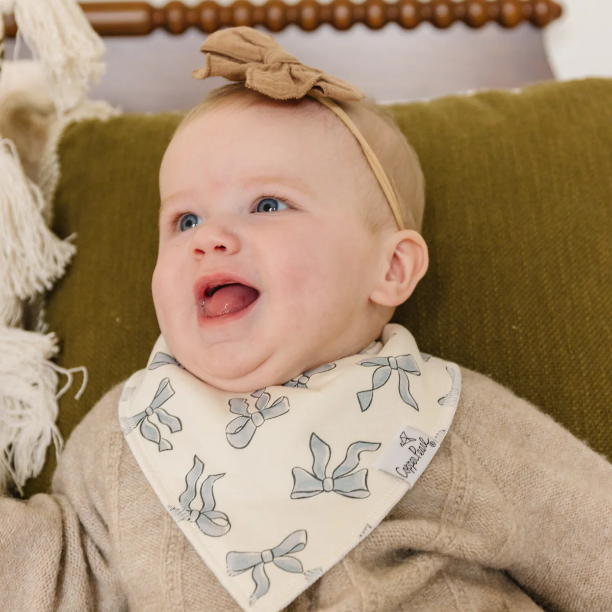 Gemma Bandana Bib Set (4 pack) - Copper Pearl