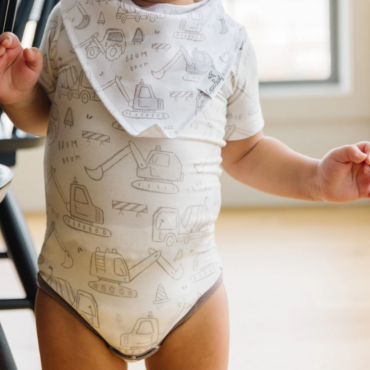 Gemma Bandana Bib Set (4 pack) - Copper Pearl