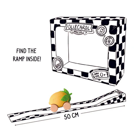 Lou the Lemon Baby Car - Oli & Carol