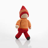 Acorn Pixie Rattle Doll - Pebble
