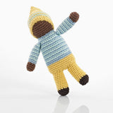 Daffodil Pixie Rattle Doll - Pebble