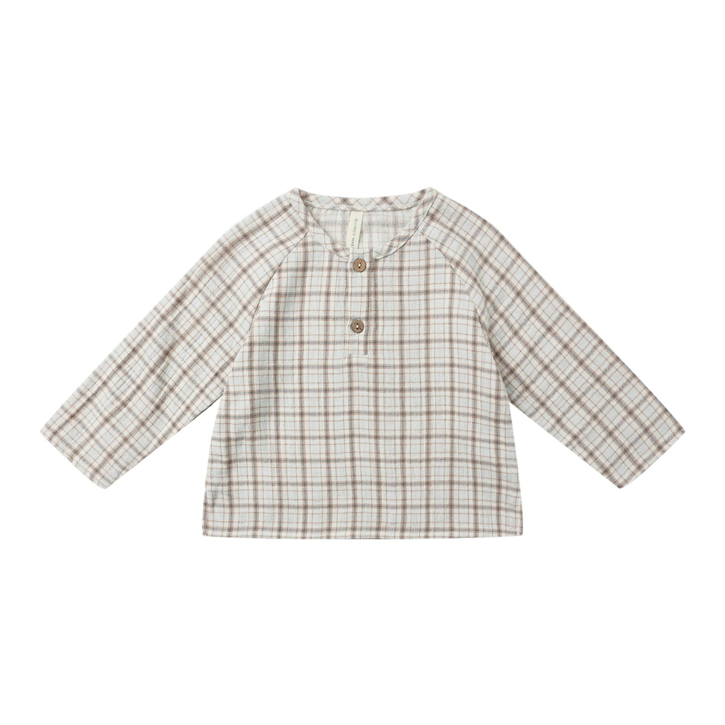 Blue Plaid Zion Shirt - Quincy Mae