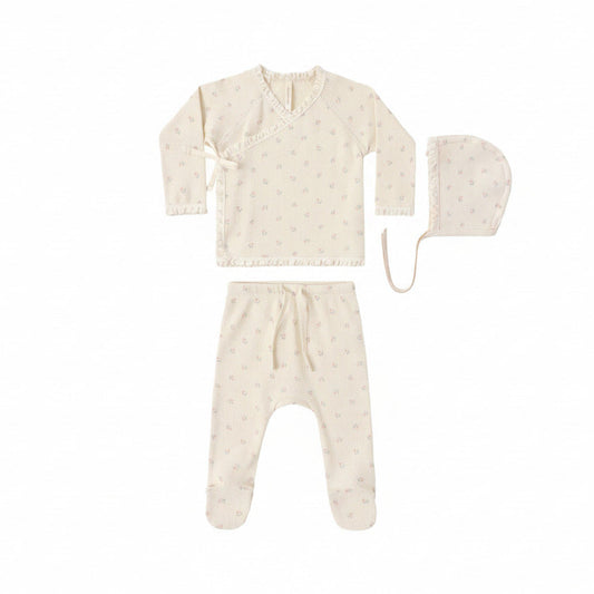 Mauve Ditsy Take Me Home Set - Quincy Mae