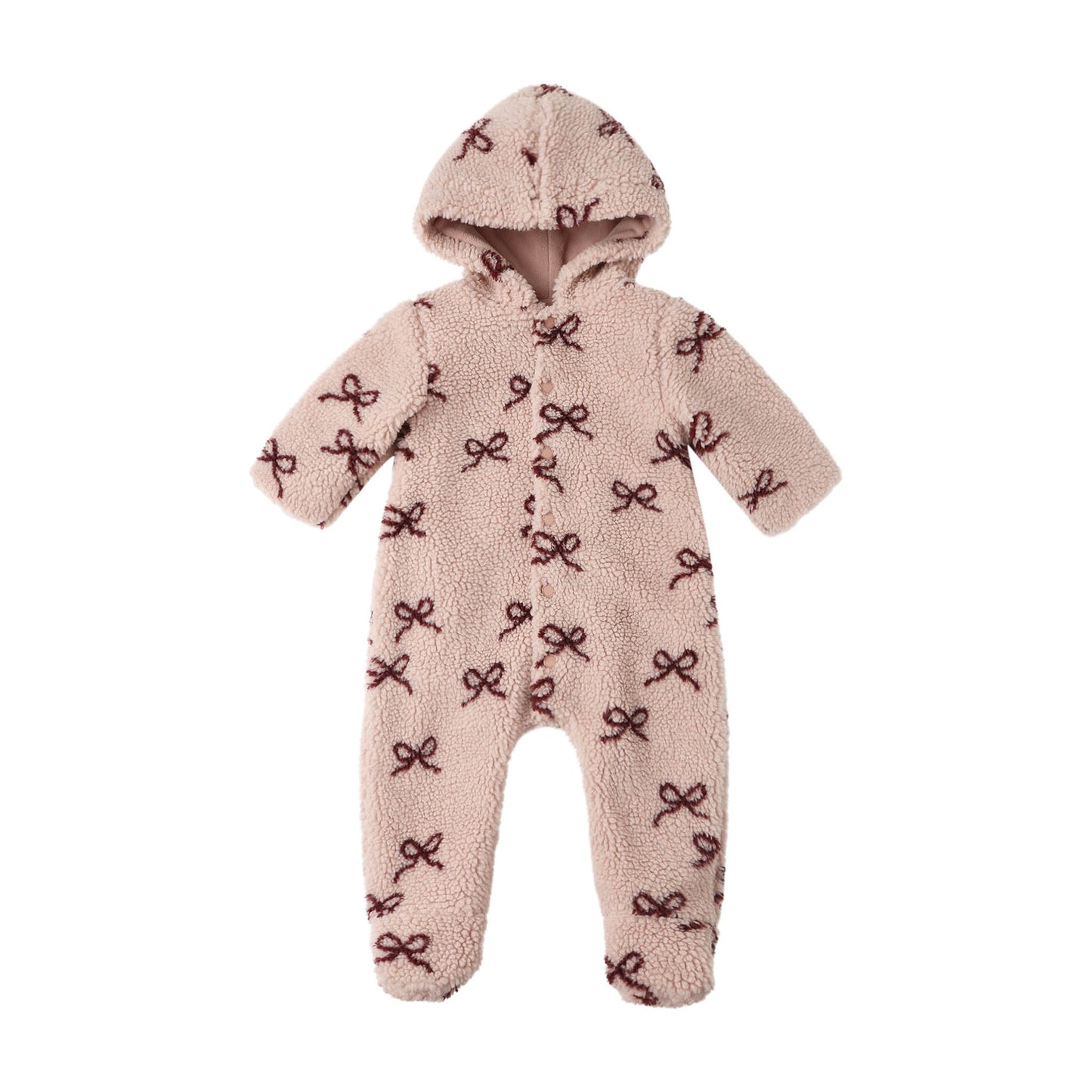 Bows Fleece Jumpsuit - Rylee + Cru