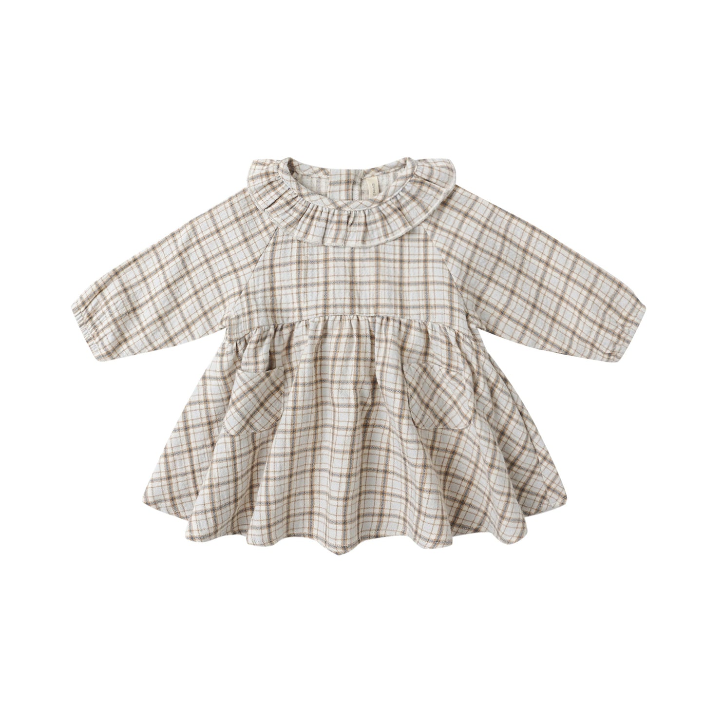 Blue Plaid Simone Dress - Quincy Mae