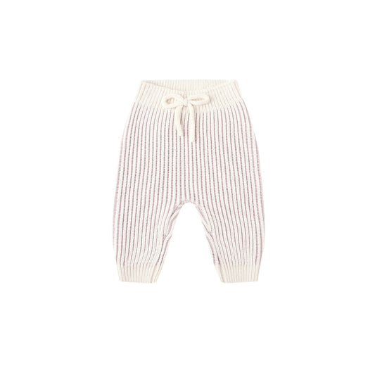 Lilac Chunky Knit Pant - Quincy Mae