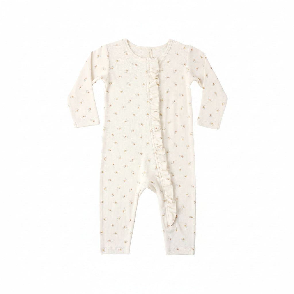 Petit Fleur Ruffle Jumpsuit - Quincy Mae