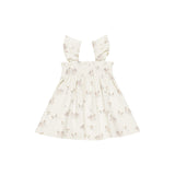 Swans Smocked Jersey Dress - Quincy Mae