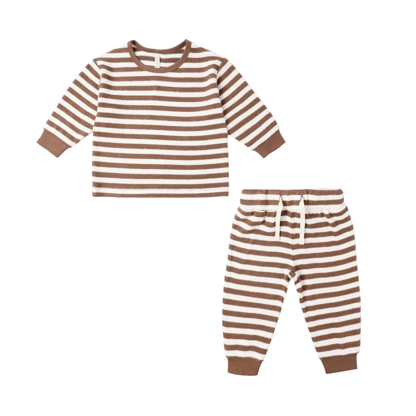 Cedar Stripe Cozy Set - Quincy Mae