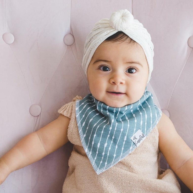 Autumn Bandana Bibs - Copper Pearl
