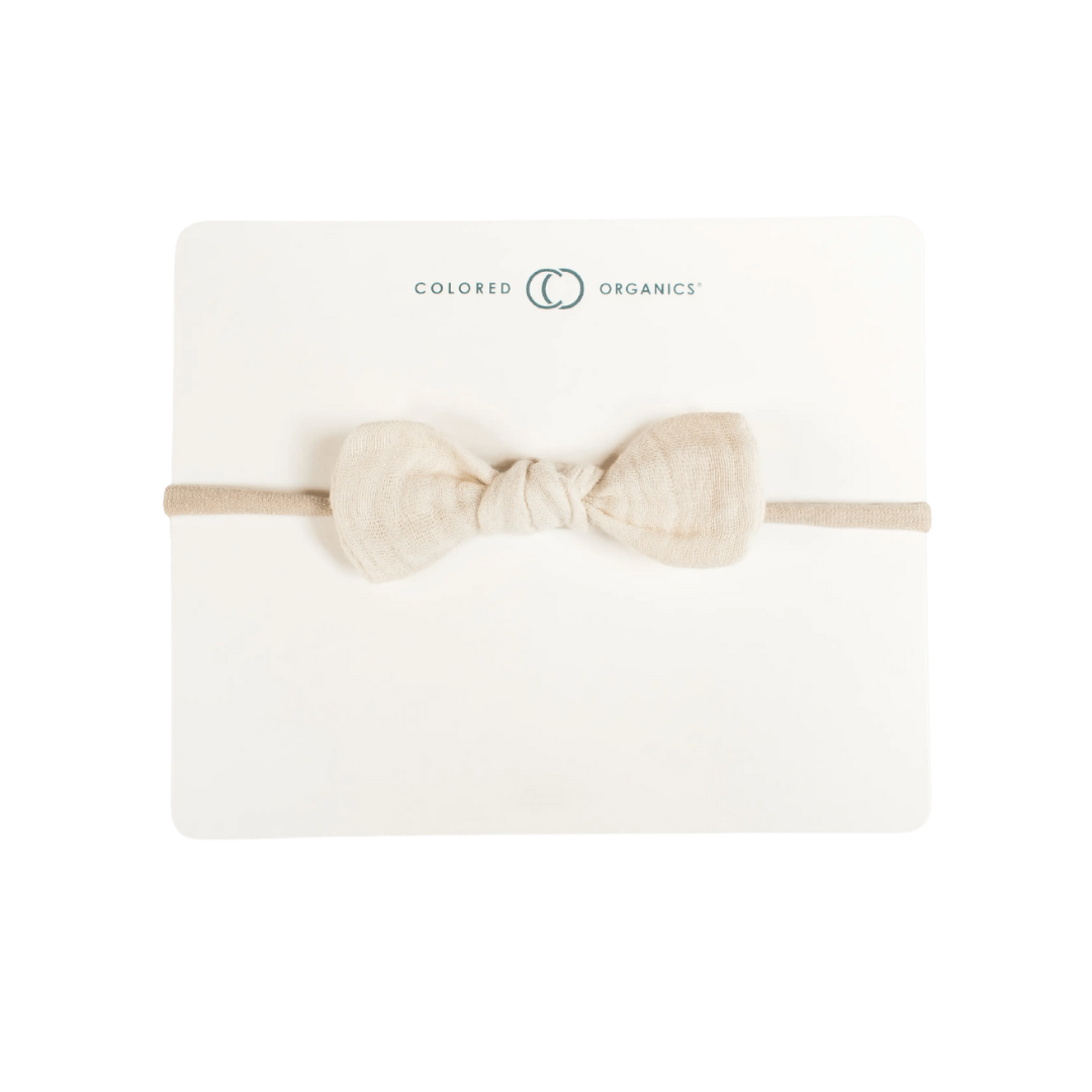 Natural Dainty Bow - Colored Organics