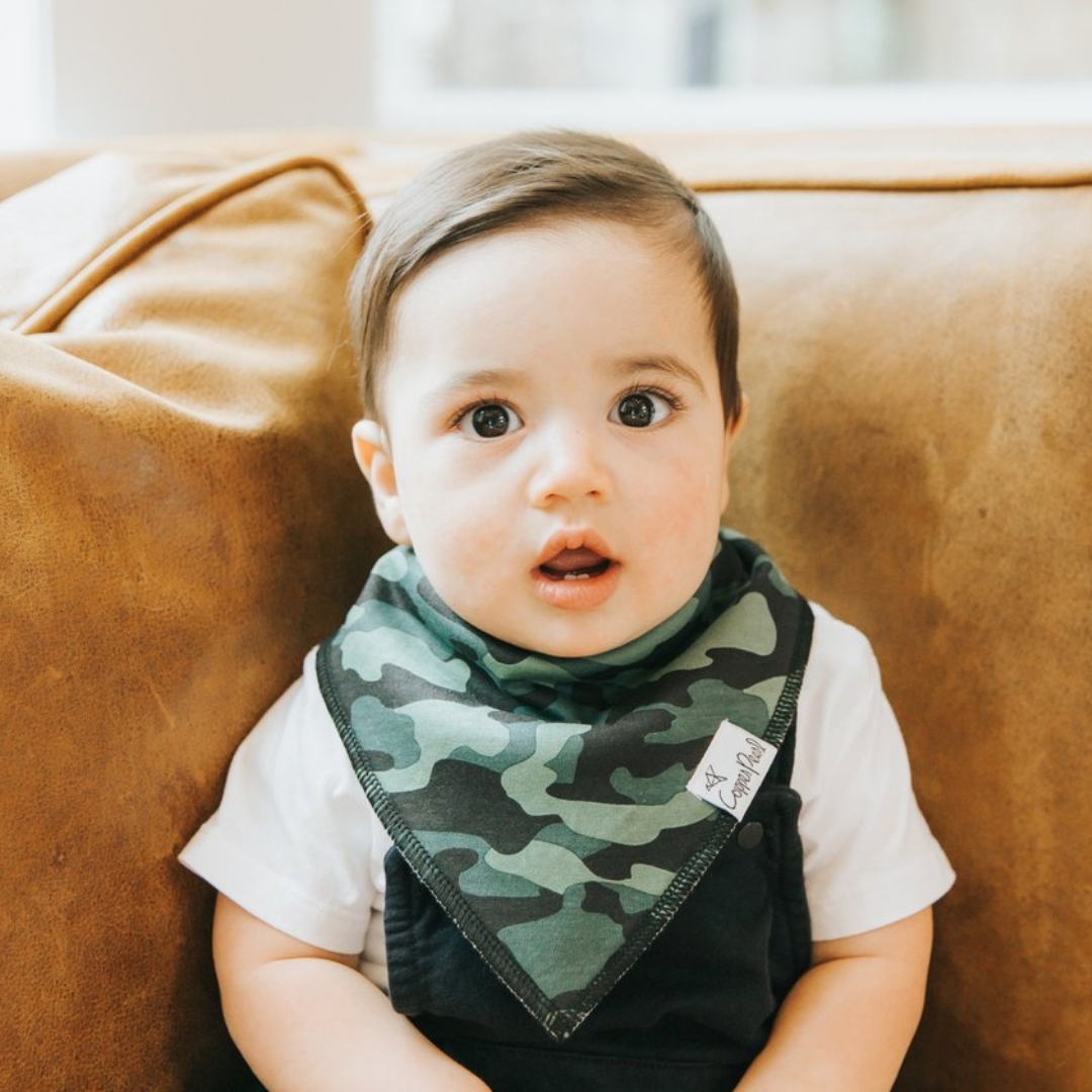 Diesel Bandana Bib Set (4 pack) - Copper Pearl