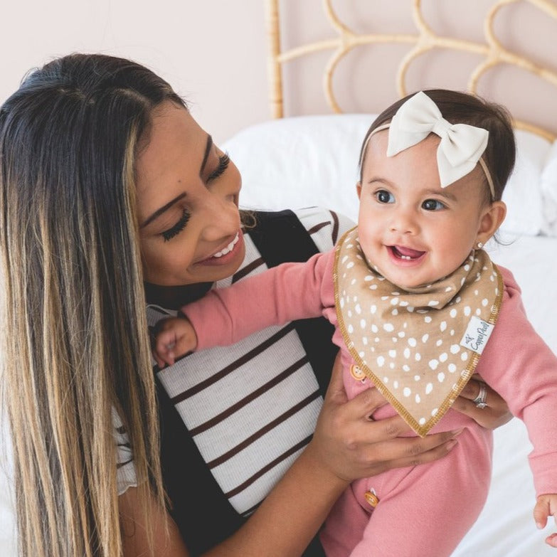 Autumn Bandana Bibs - Copper Pearl