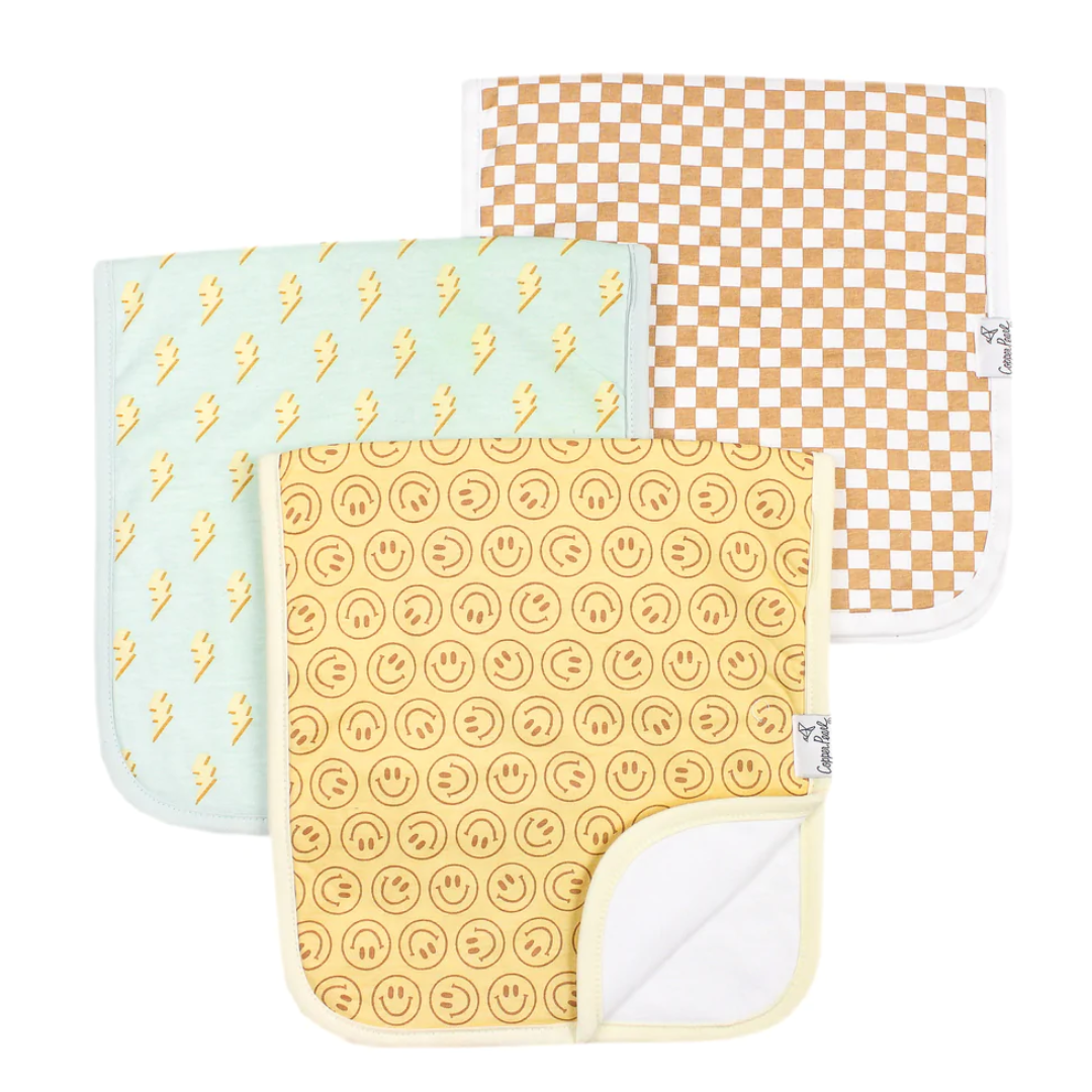 Vance Burp Cloths - Copper Pearl