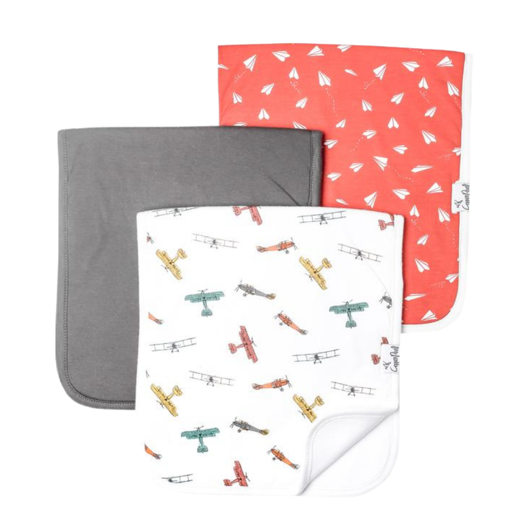 Ace Burp Cloths - Copper Pearl