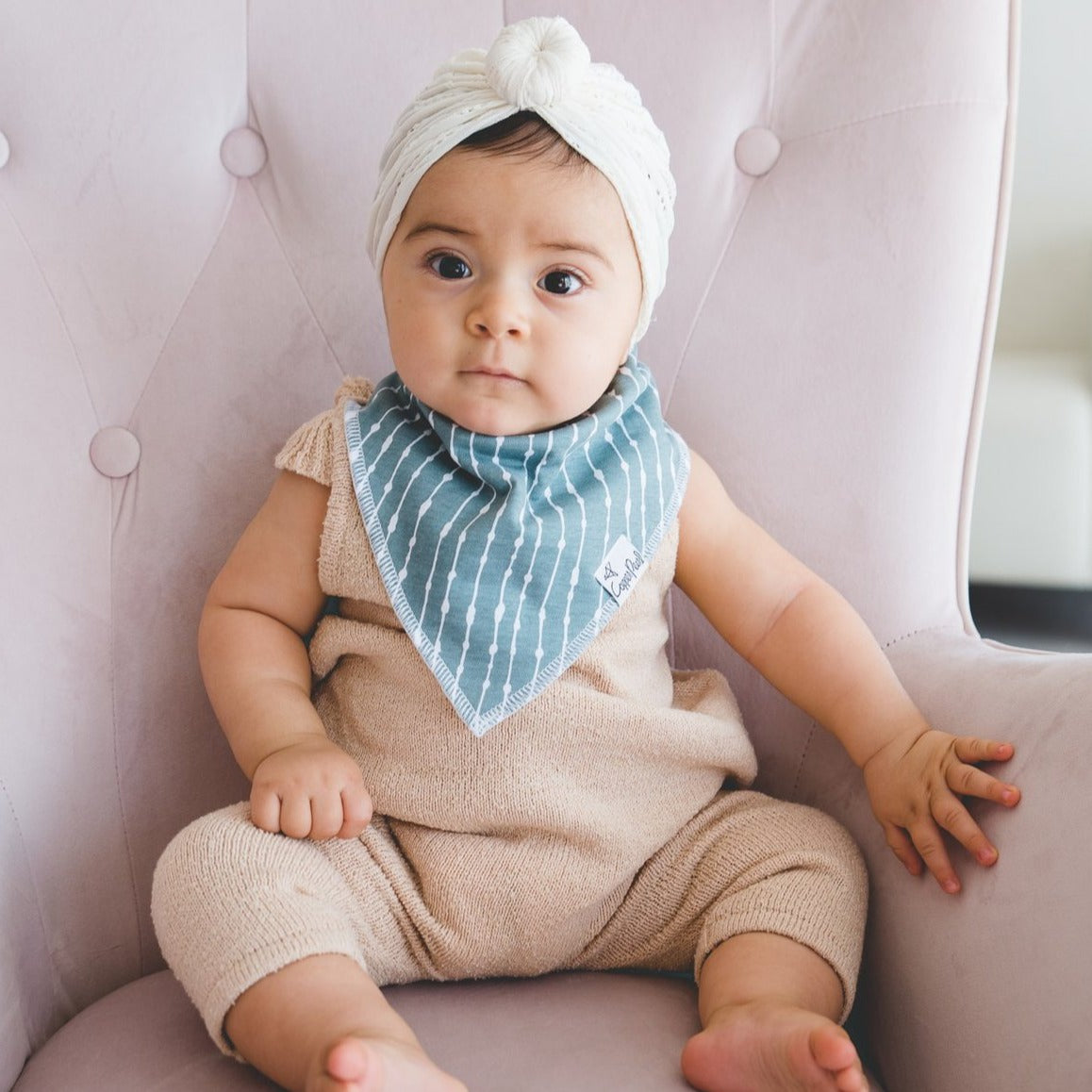 Autumn Bandana Bibs - Copper Pearl